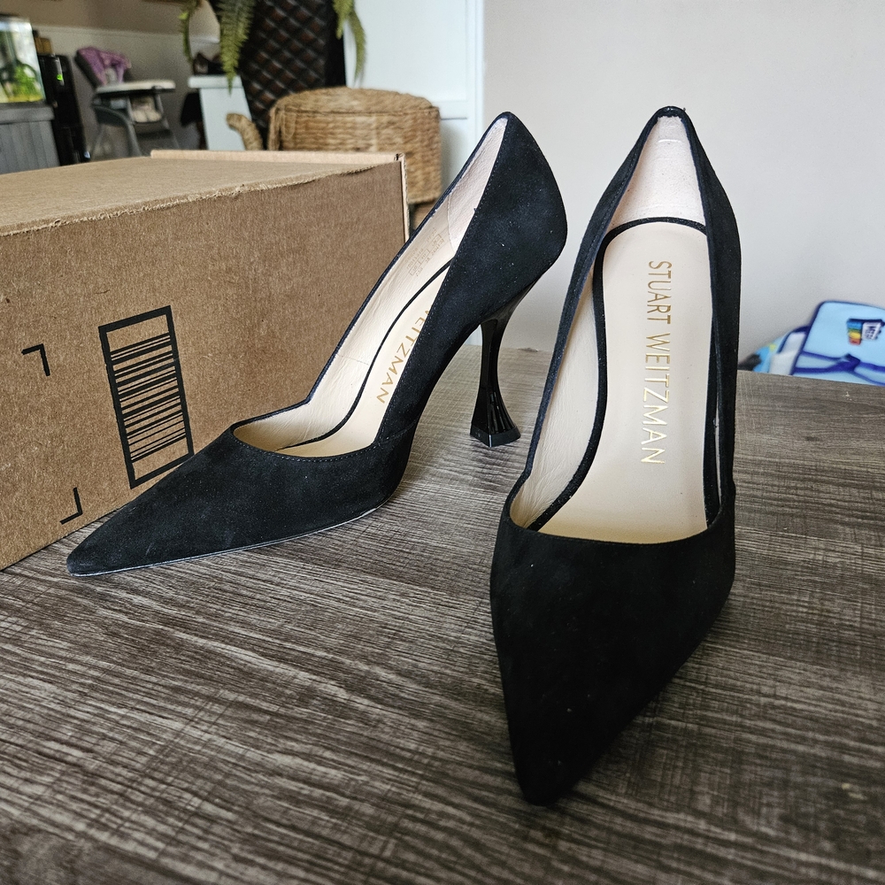 Stuart Weitzman Black Women's Heels Sz 7.5